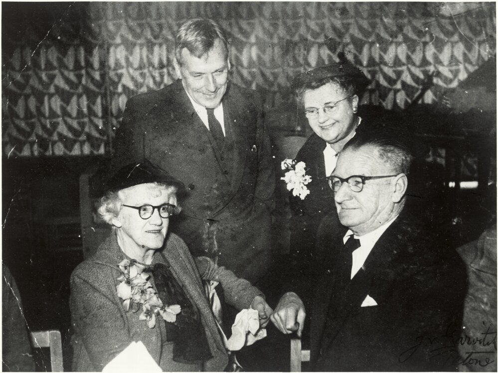 L-R: Annie Huggan, Percy Dowse, Mary Dowse, Joe Huggan
