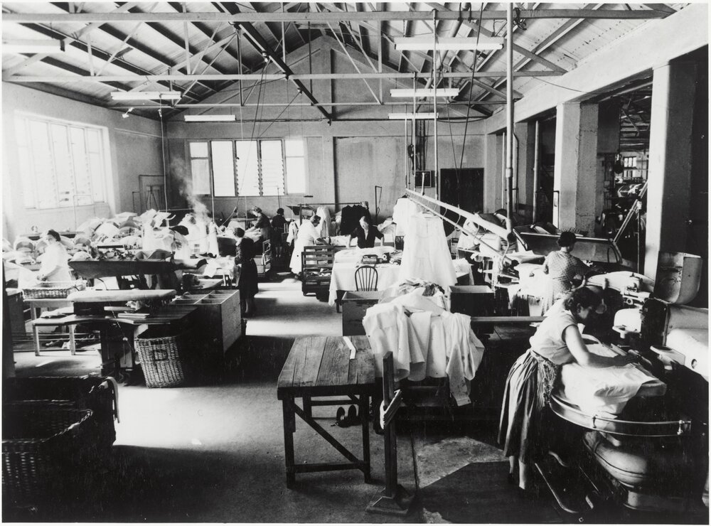 N.Z. Towel Supply laundry room