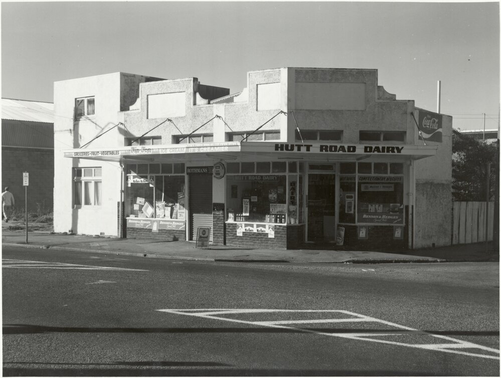 Corner Hutt Road   Petone Avenue: [Hutt Road Dairy]