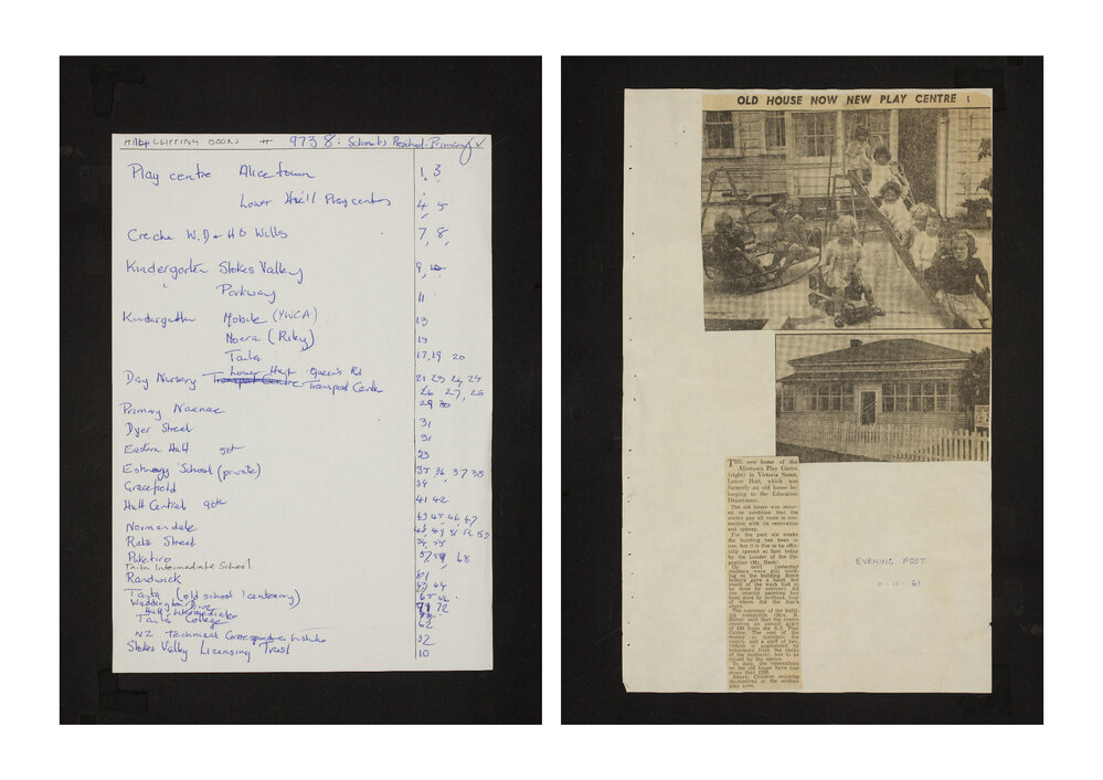 Library Clippings Books : Schools, pre-school and primary (9738)