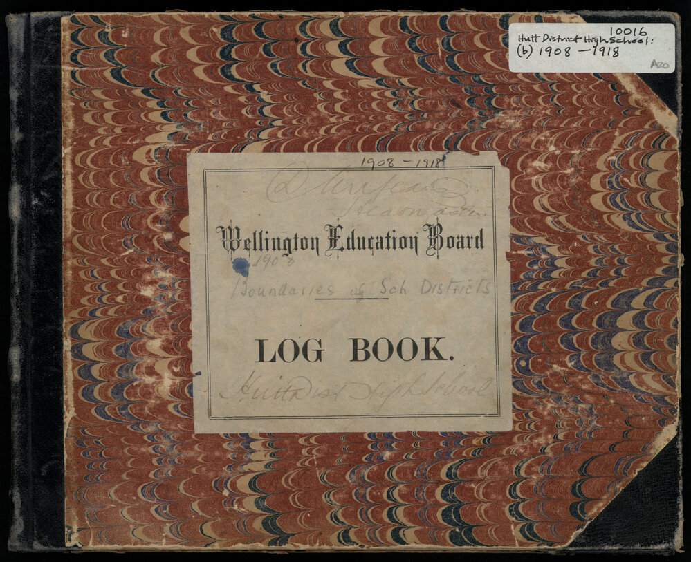 Hutt District High School/Hutt Central School Logbook