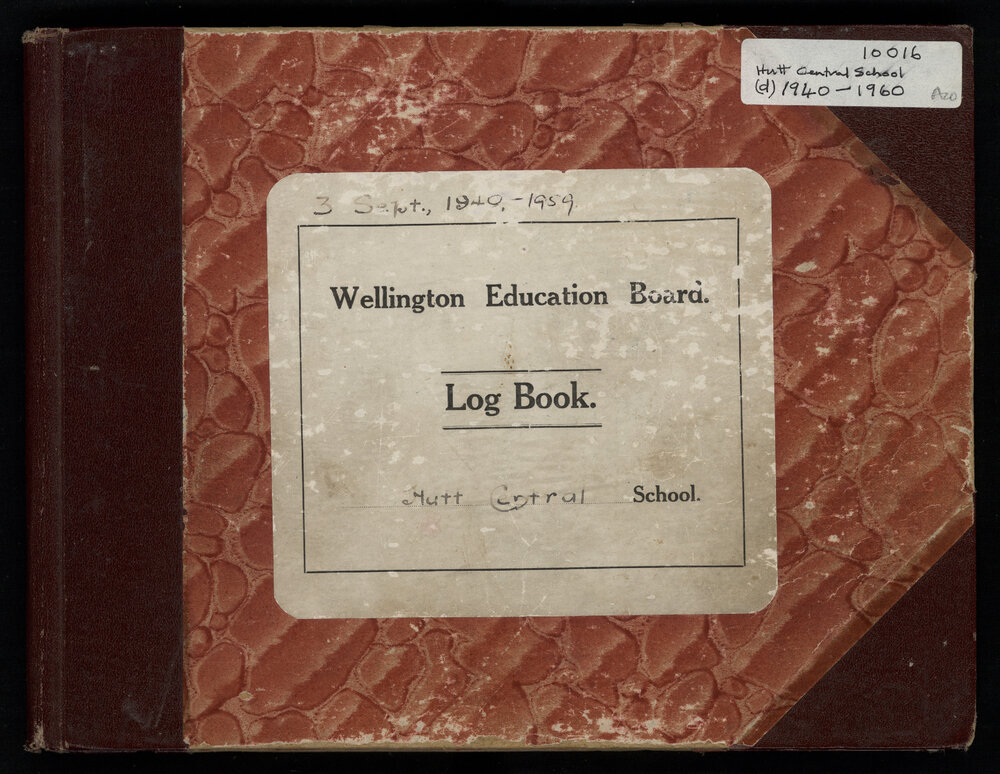Hutt Central School Logbook