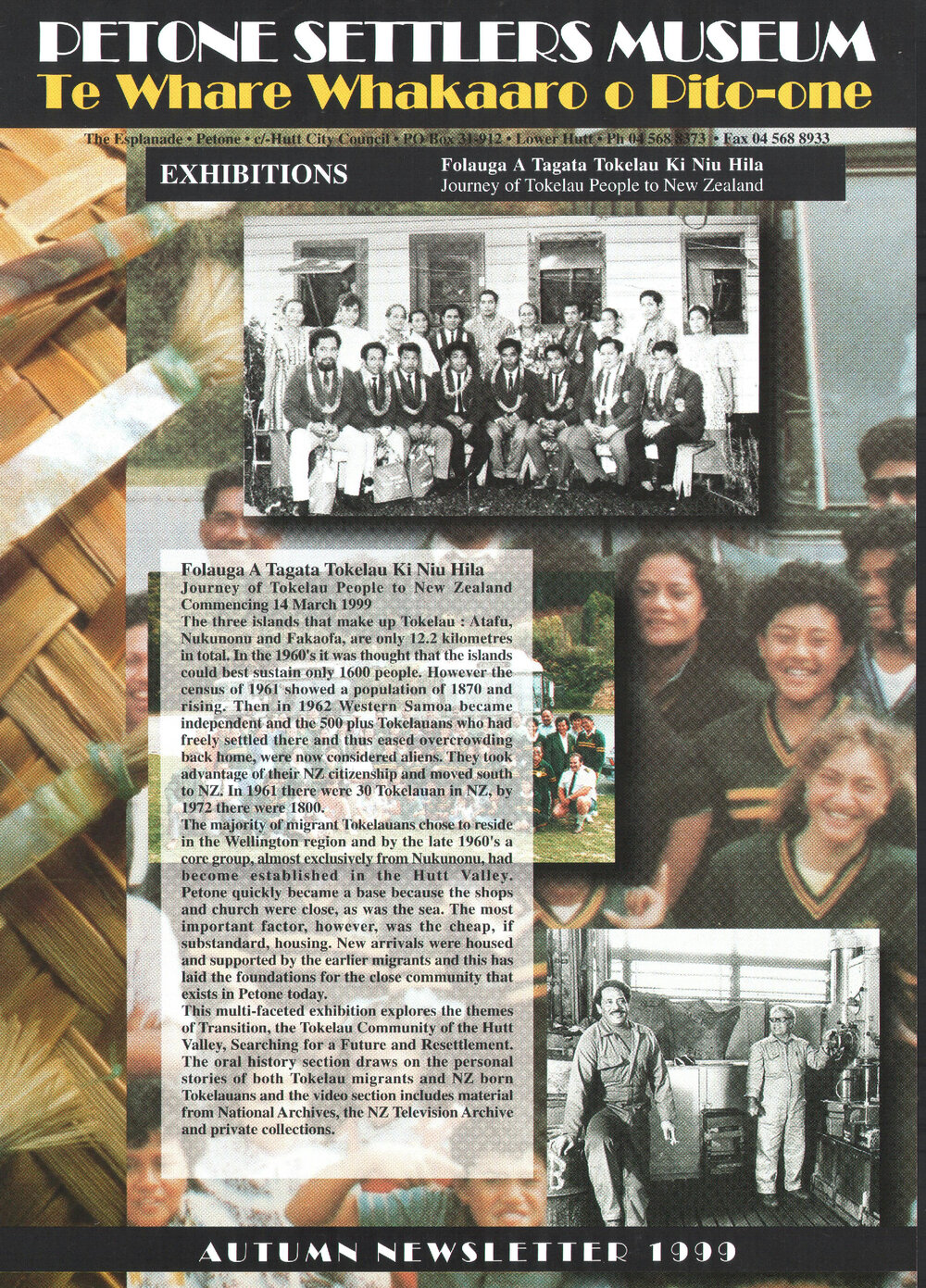 Petone Settlers Museum/Te Whare Whakaaro o Pito-one Newsletter