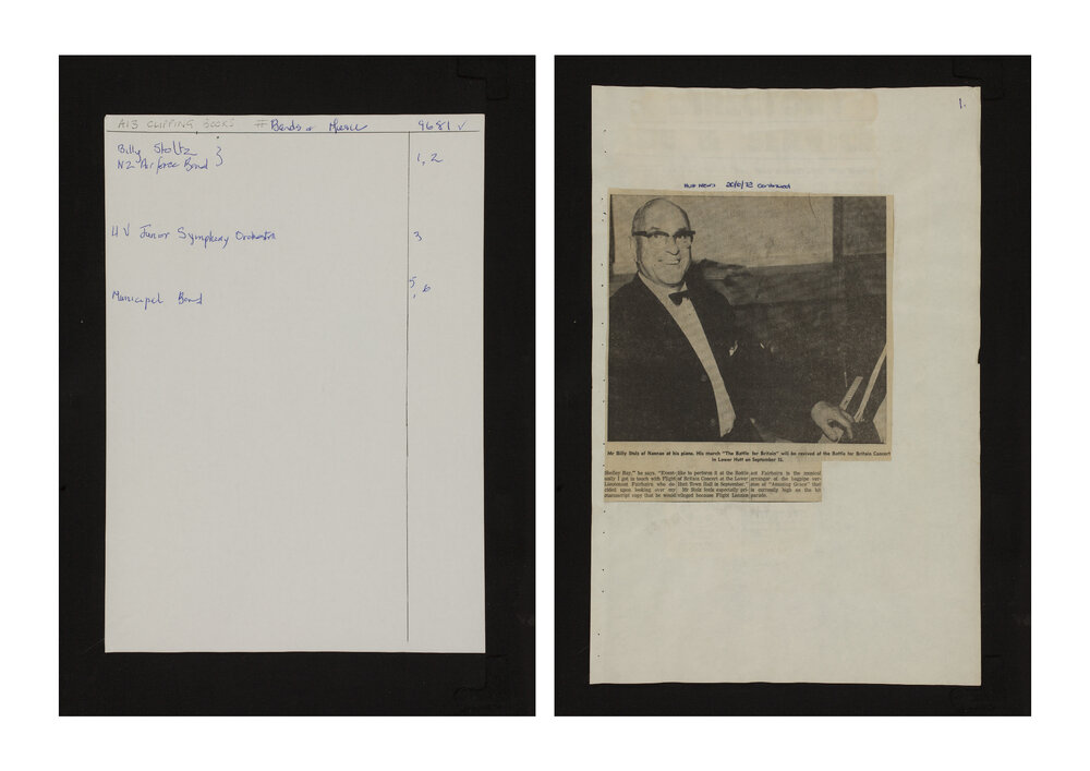 Library Clippings Books : Bands and Music (9681)