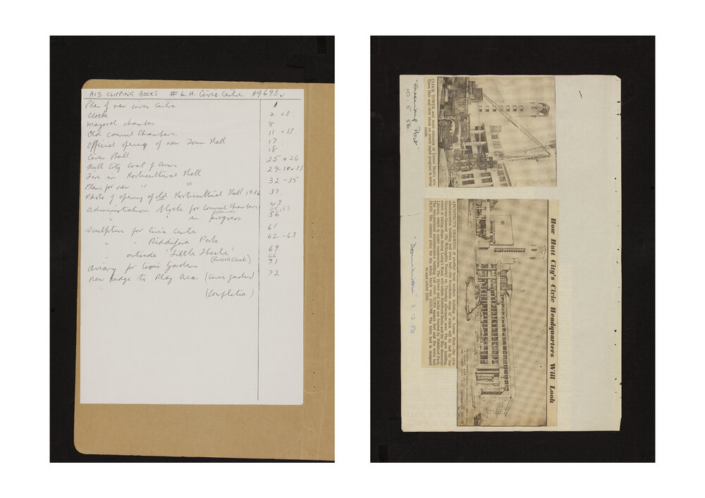 Library Clippings Books : Civic Centre (9693)