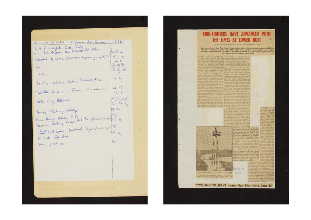 Library Clippings Books : Fires and Fire Service (9698)