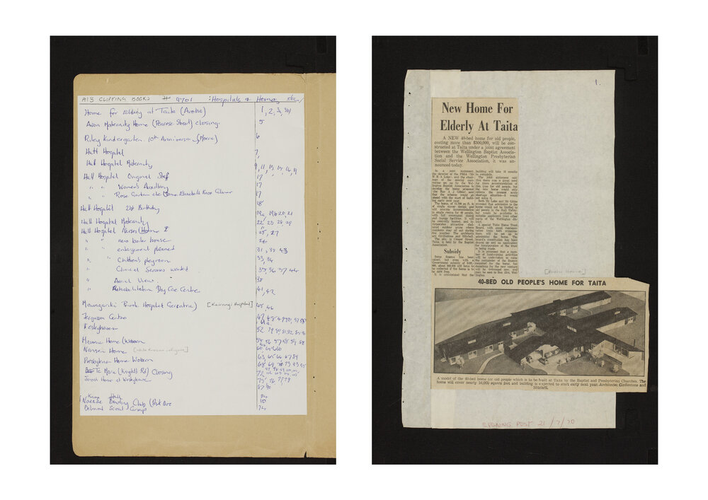 Library Clippings Books : Hospitals and Homes (9701)