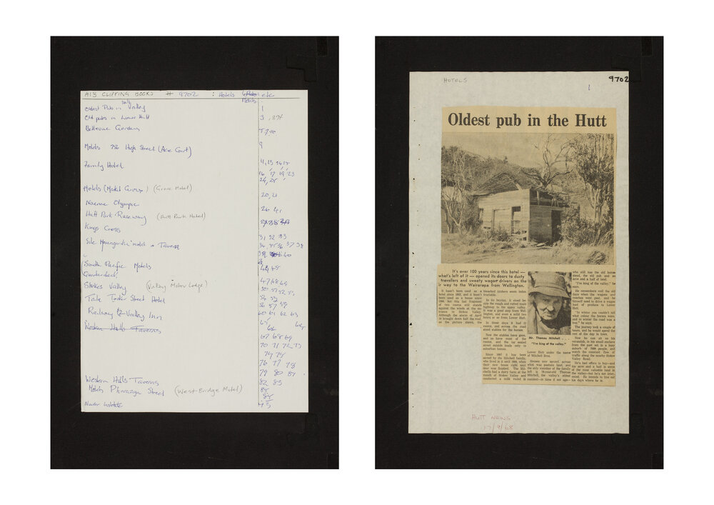 Library Clippings Books : Hotels, Motels, etc (9702)