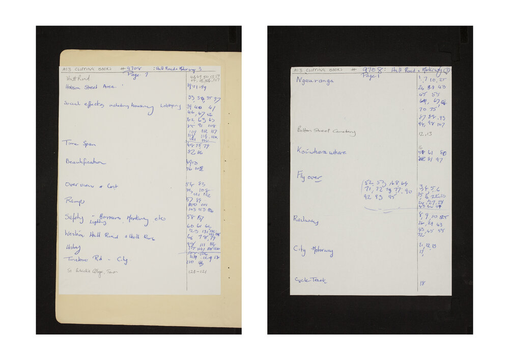 Library Clippings Books : Hutt Road and Motorway 3 (9708)