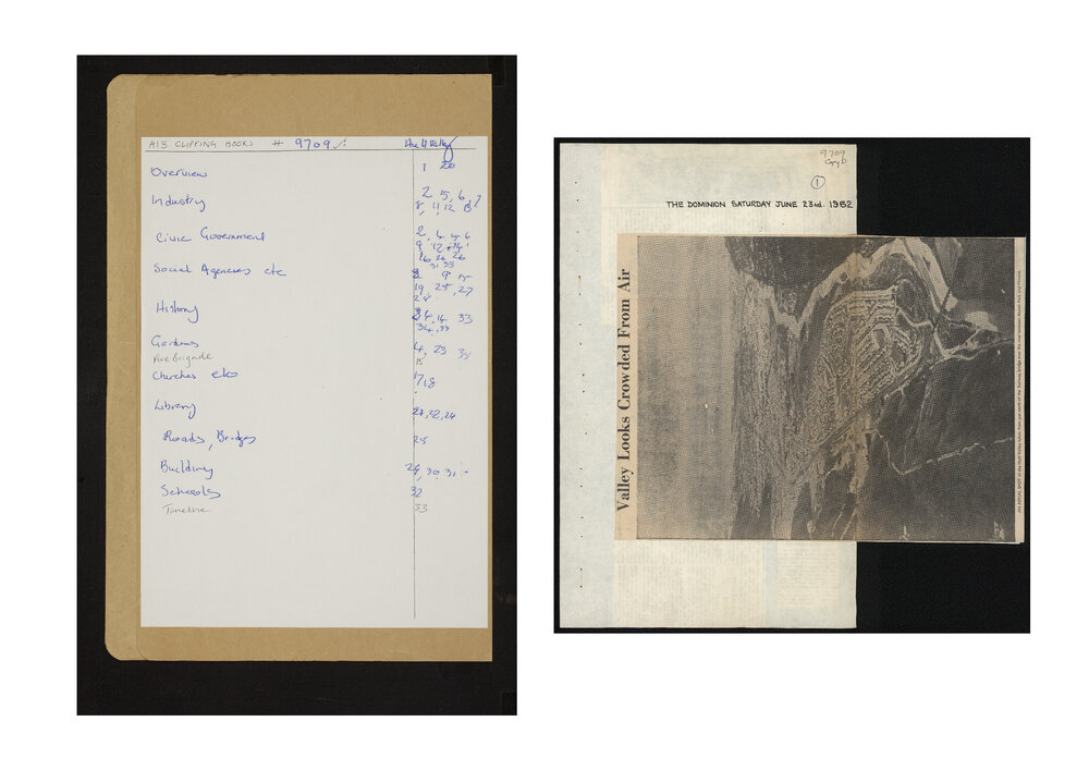 Library Clippings Books : Hutt Valley (9709d)