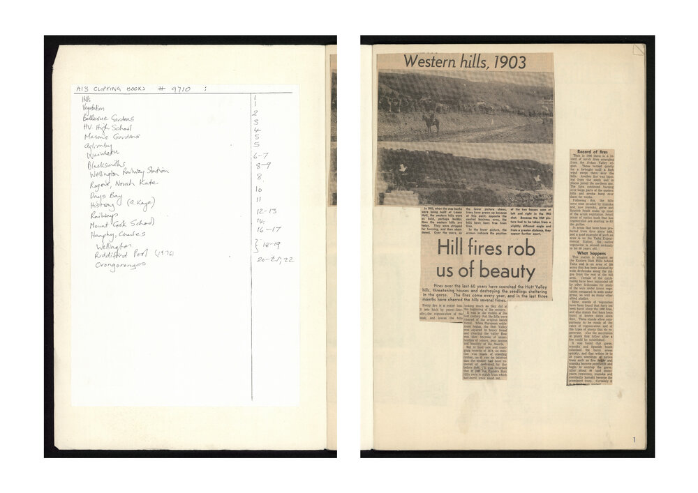 Library Clippings Books : Hutt Valley (9710)