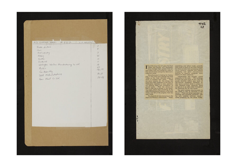 Library Clippings Books : L.H Industry (9712c)