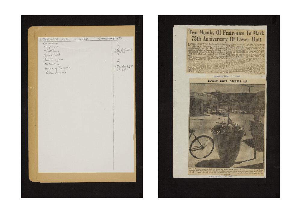 Library Clippings Books : 75th Anniversary 1966 (9722)