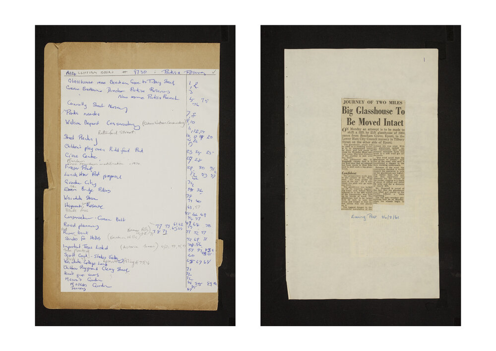 Library Clippings Books : Parks &amp; Reserves (9730)