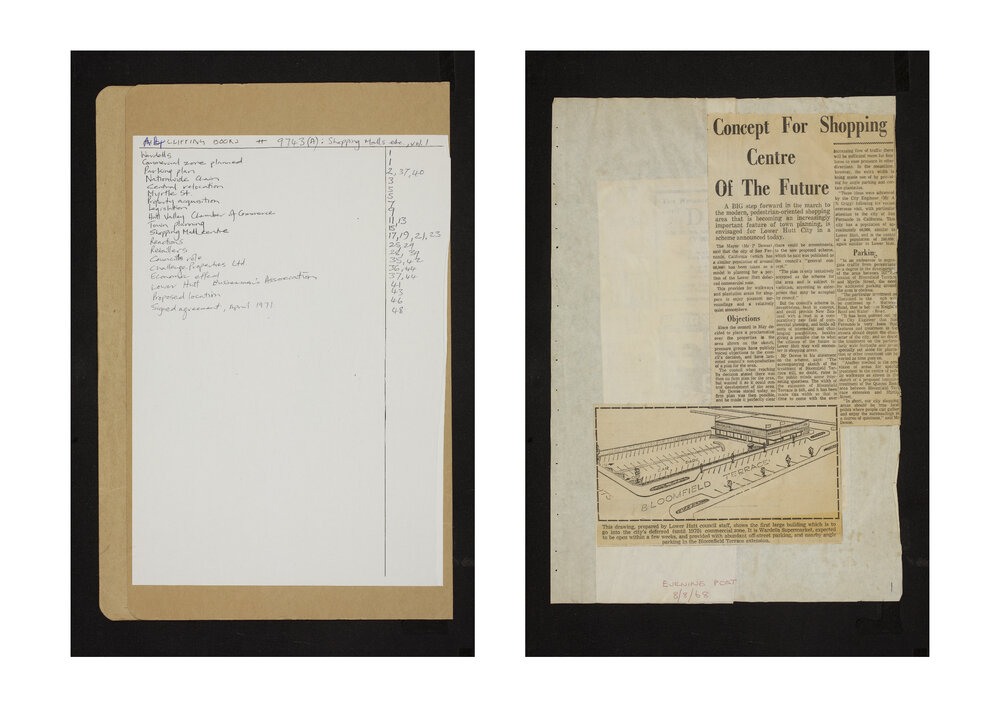 Library Clippings Books : Shopping Malls, etc Vol 1 (9743a)