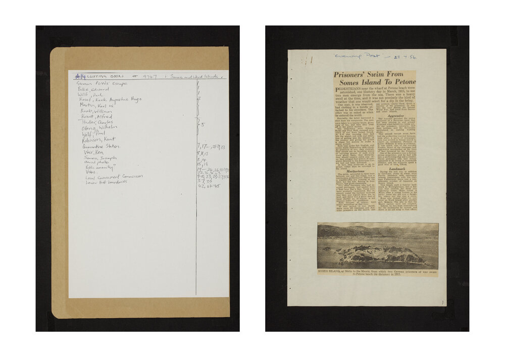 Library Clippings Books : Somes and Ward Islands (9747)