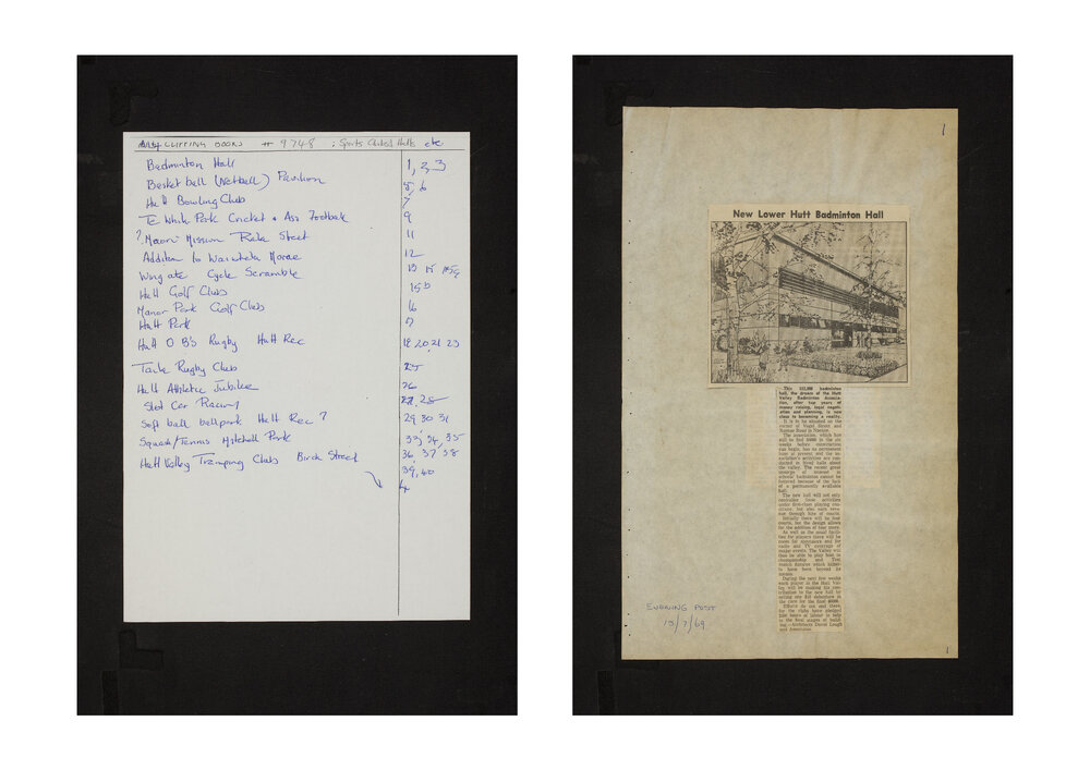 Library Clippings Books : Sports Clubs &amp; Halls (9748)