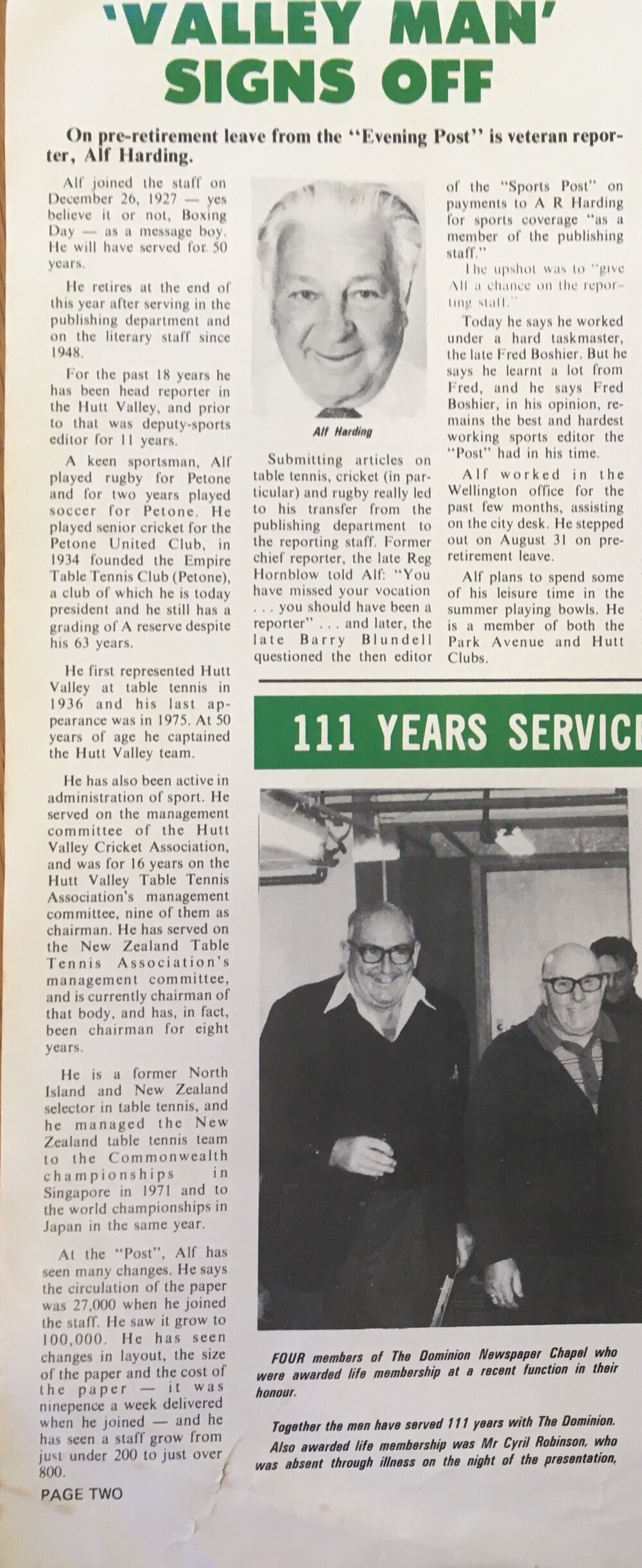 'Valley man' signs off