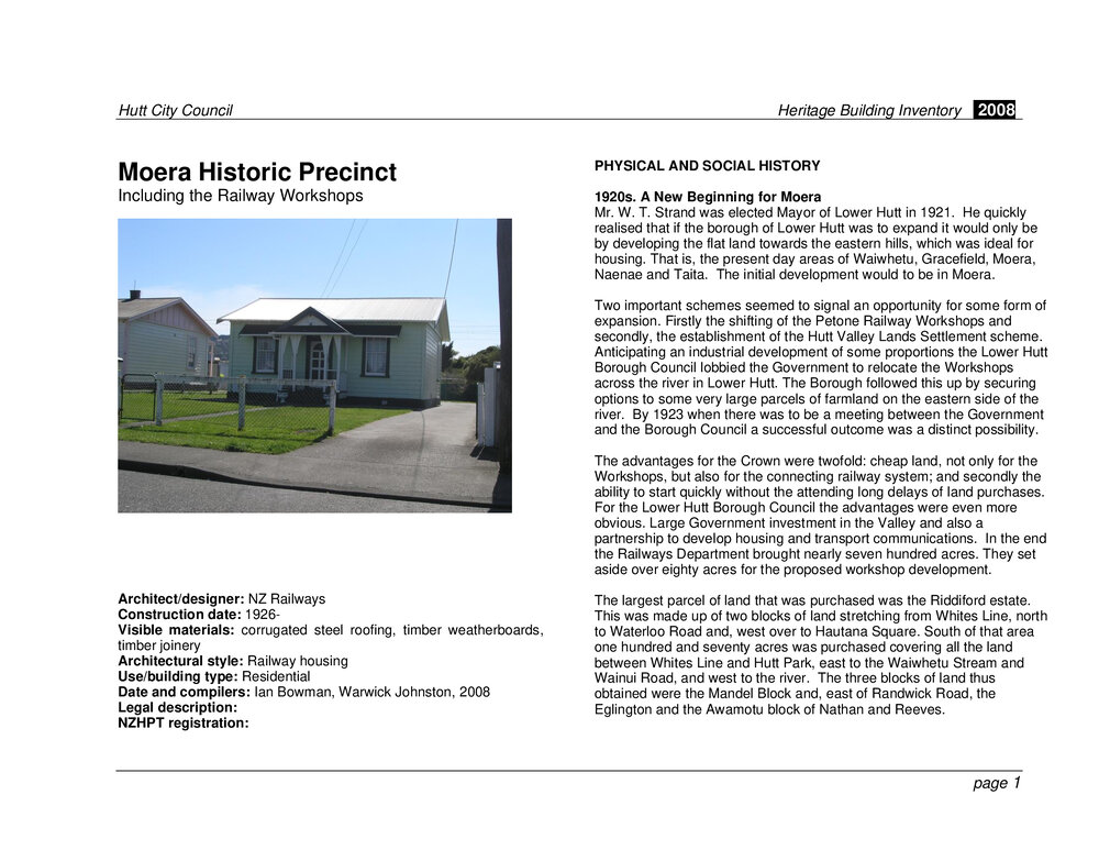 Moera Historic Precinct