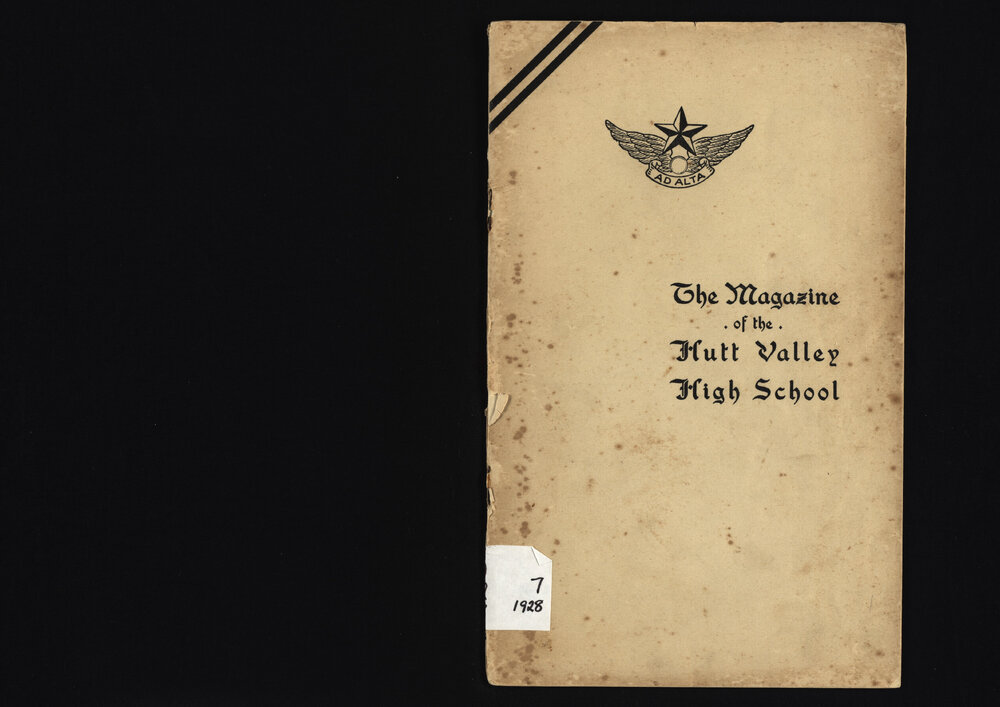 The Magazine of the Hutt Valley High School 1928