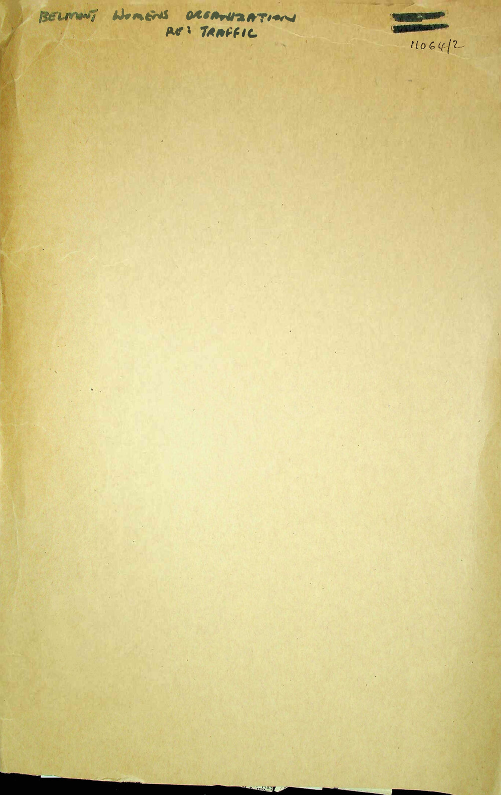 Belmont Women's Organisation - Traffic File