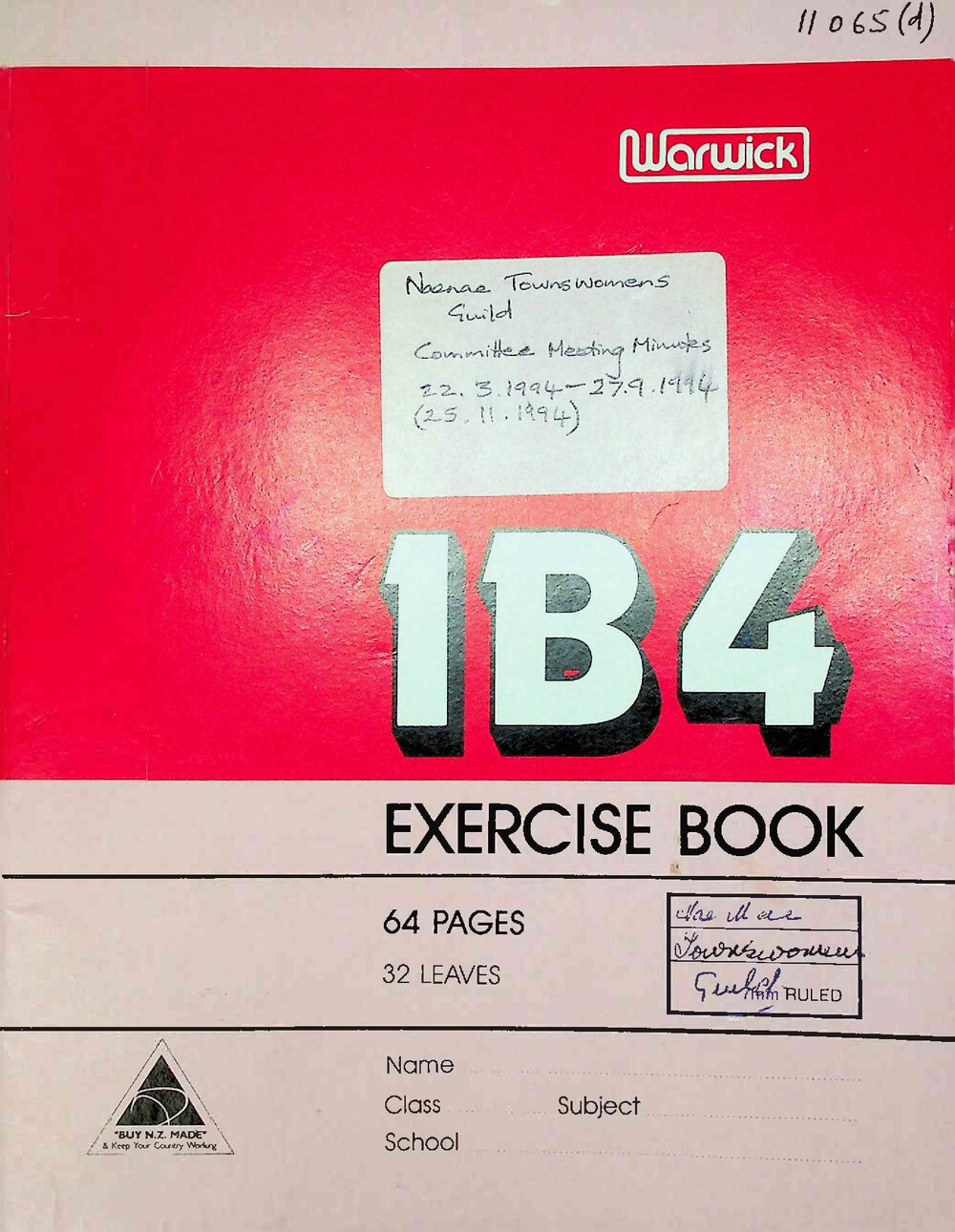 Naenae Townswomens Guild : Monthly Meeting Minutes