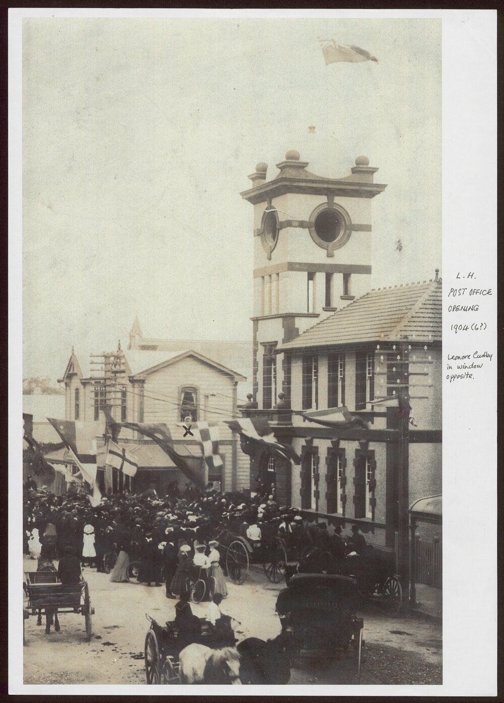 The opening of the Lower Hutt Post Office