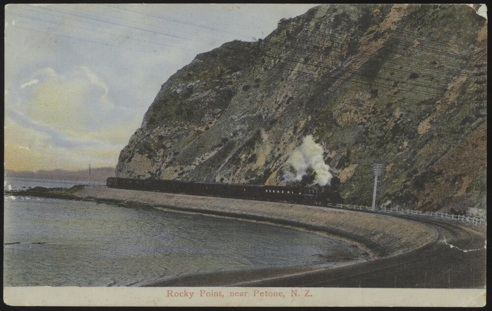 Rocky point, near Petone, N.Z. 
