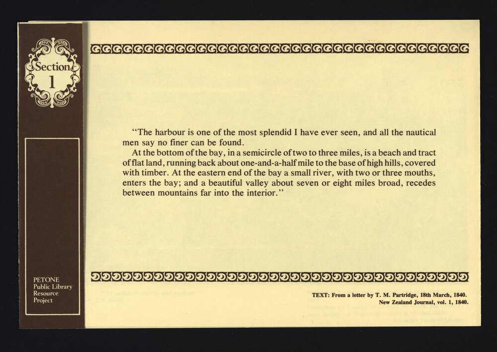 1840 The Land &amp; the People - Sections 1 &amp; 2