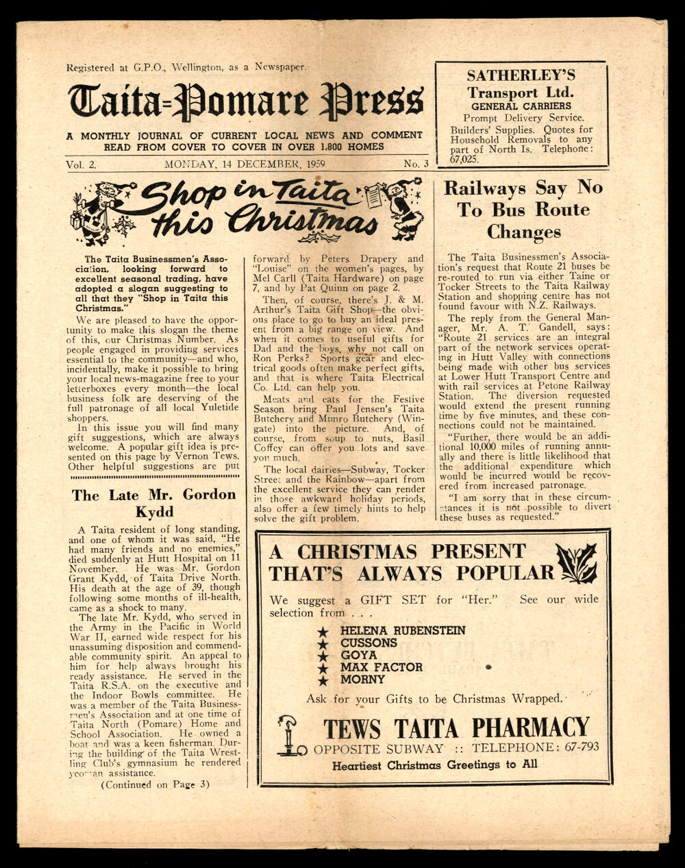 Taita Pomare Press 1959 Dec 14