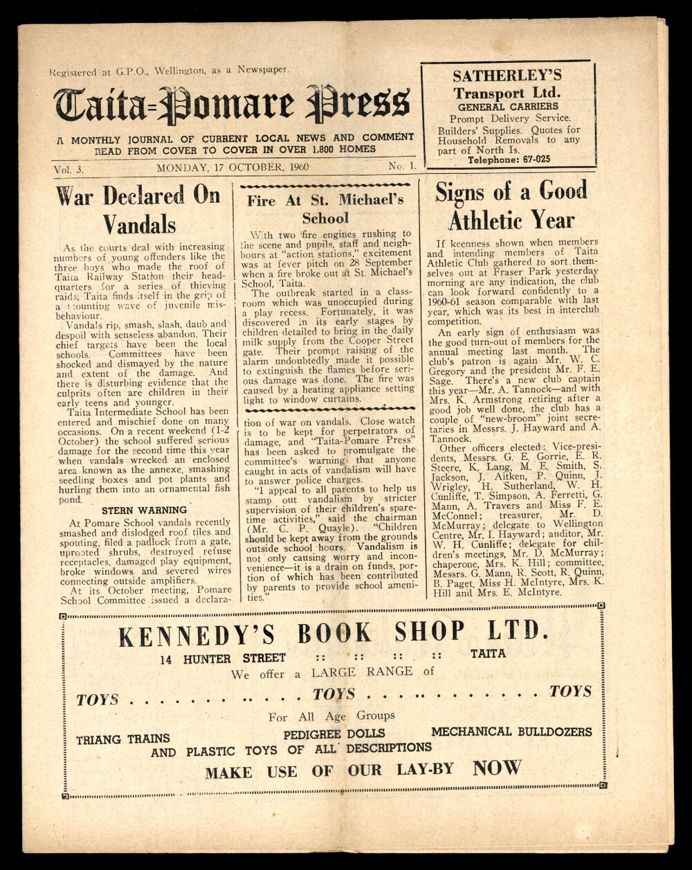 Taita Pomare Press 1960 Oct 17