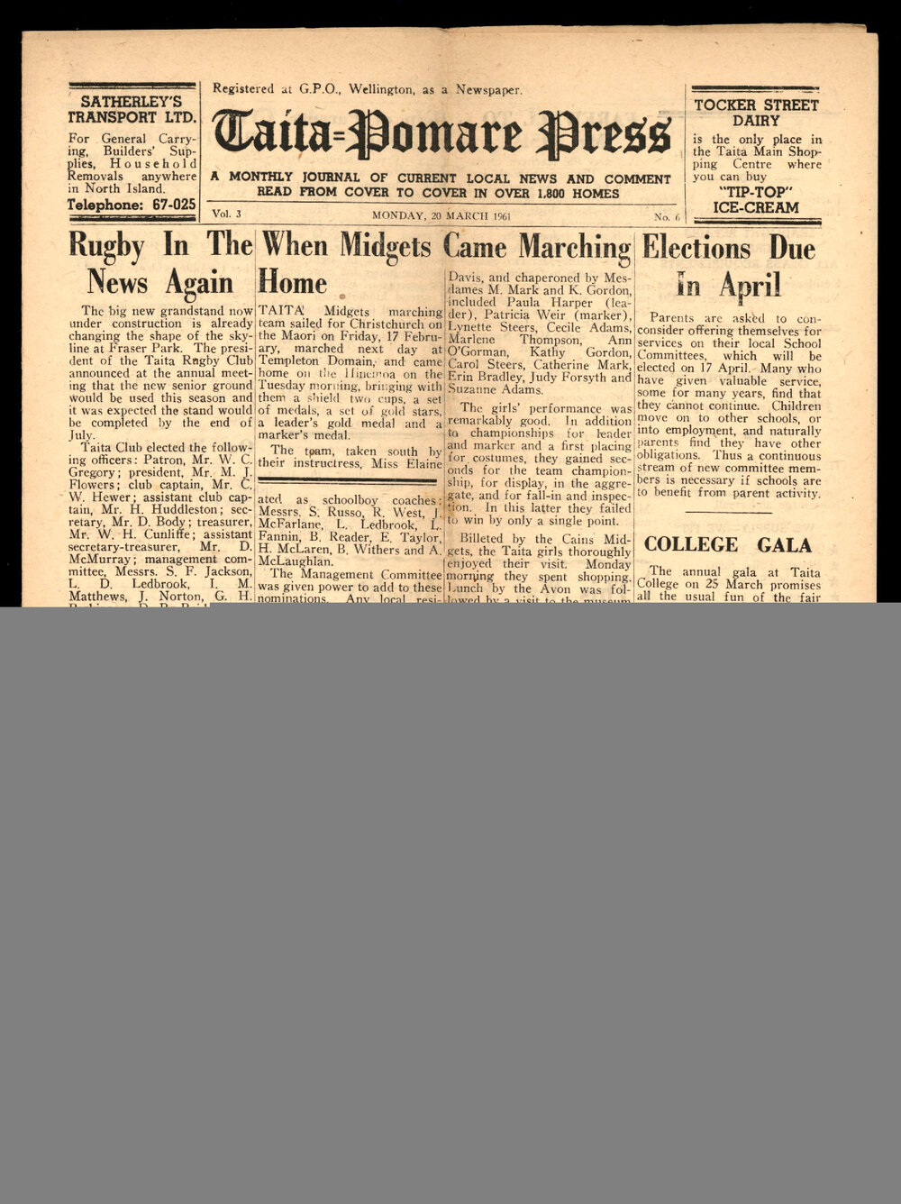 Taita Pomare Press 1961 Mar 20