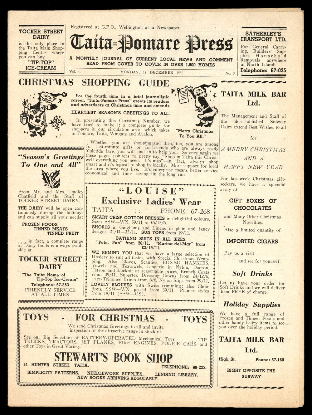 Taita Pomare Press 1961 Dec 18