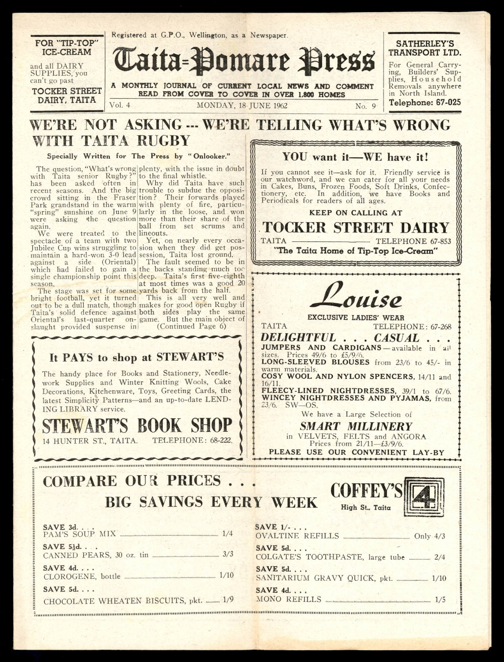 Taita Pomare Press 1962 Jun 18