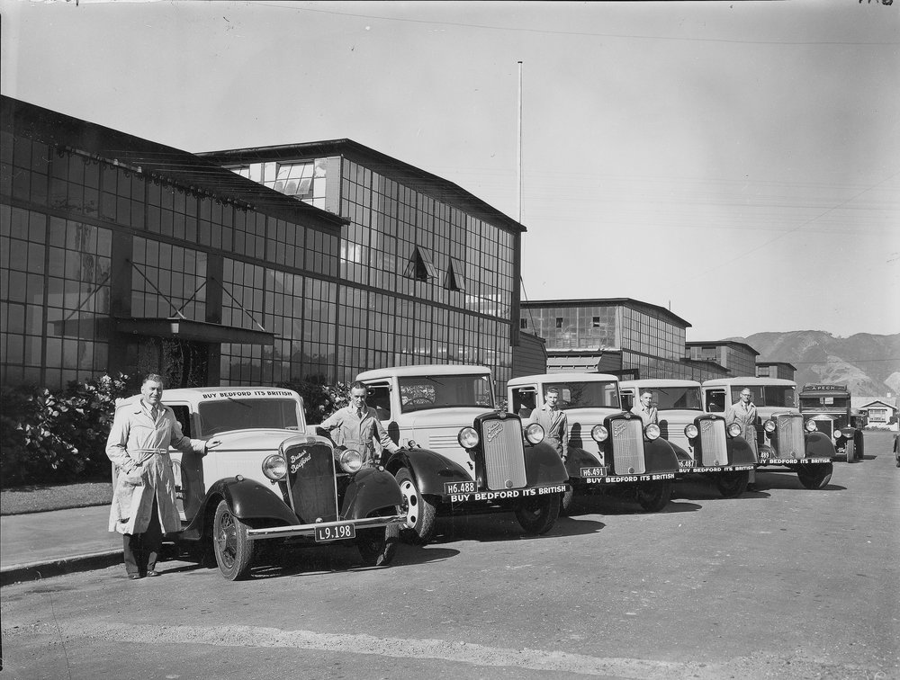 Bedford trucks at General Motors factory