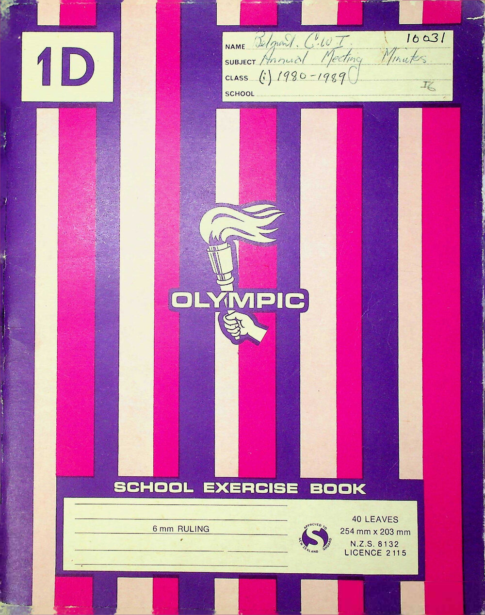 Country Women's Institute : Belmont