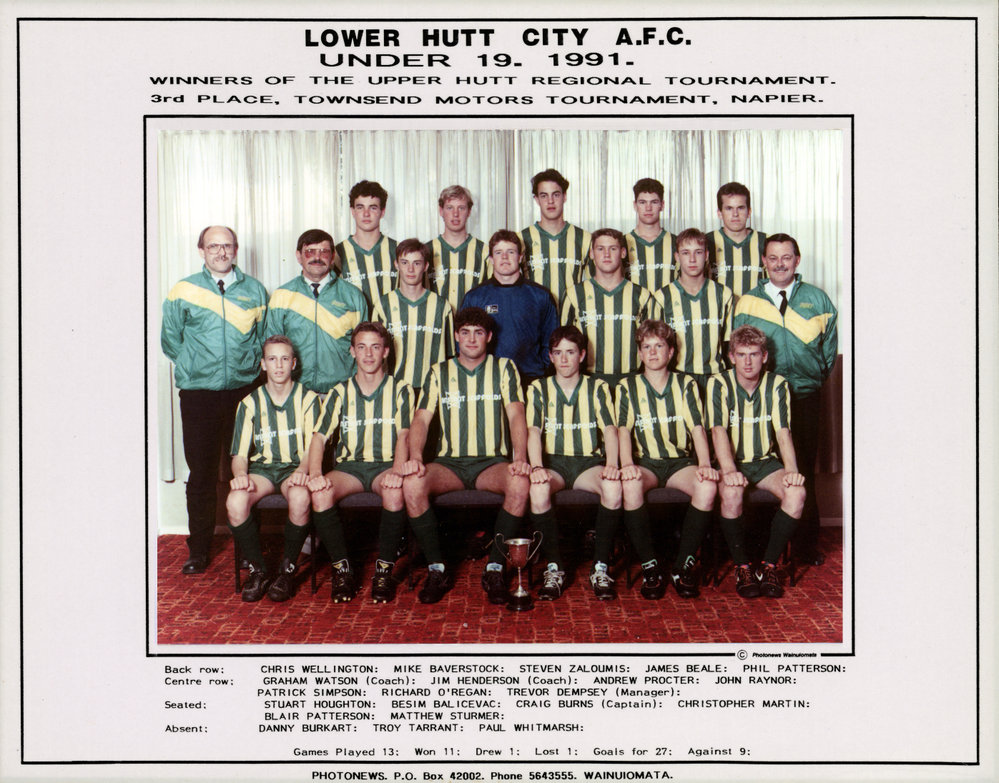 Lower Hutt City Association Football Club - 1990's