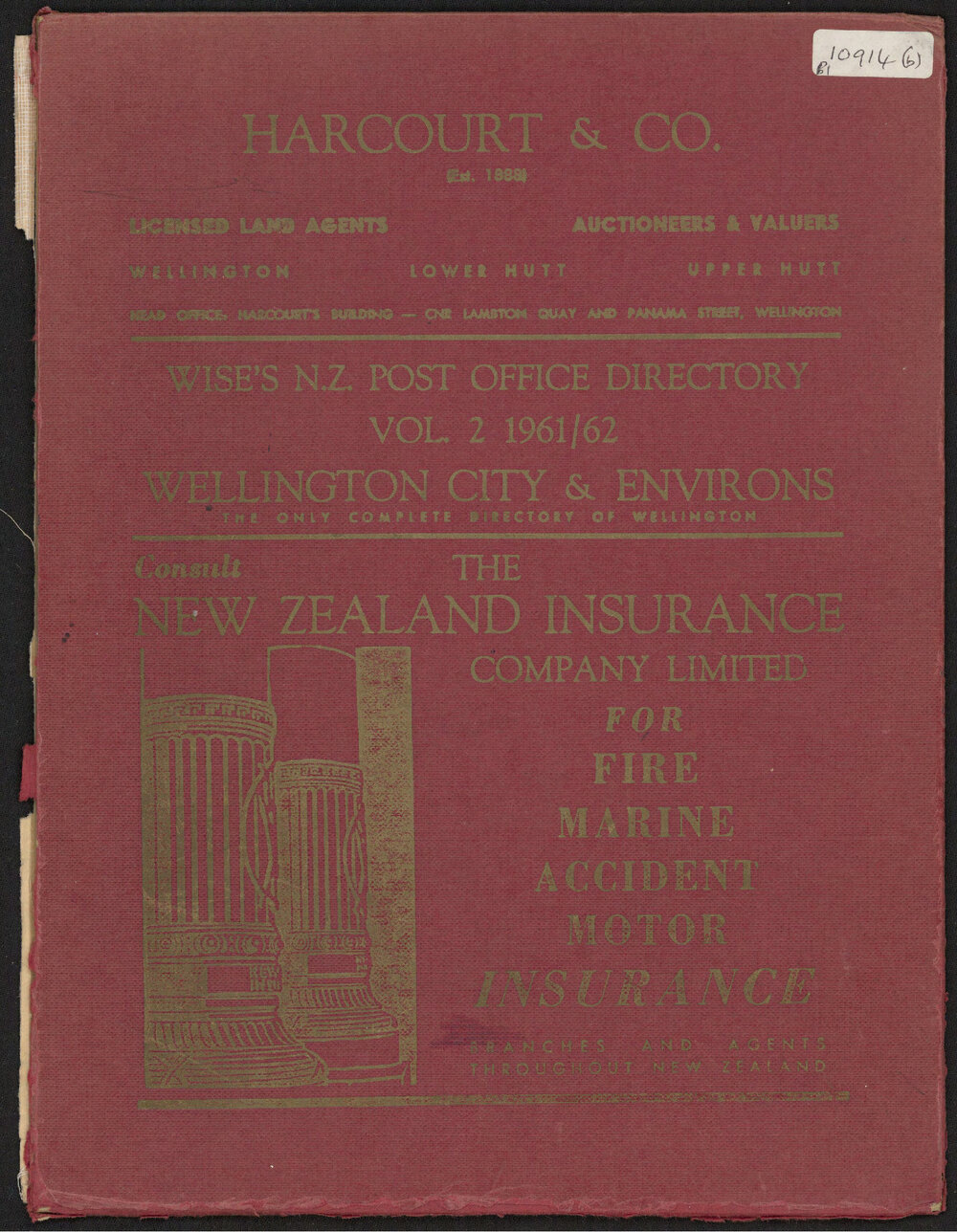 Wises N.Z. Post Office Directory