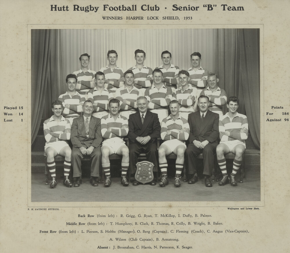 Hutt Rugby Football Club - Senior B Team