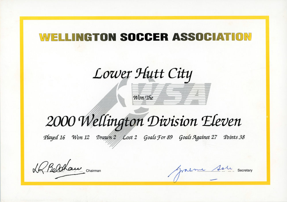 Lower Hutt City Association Football Club - 2000's