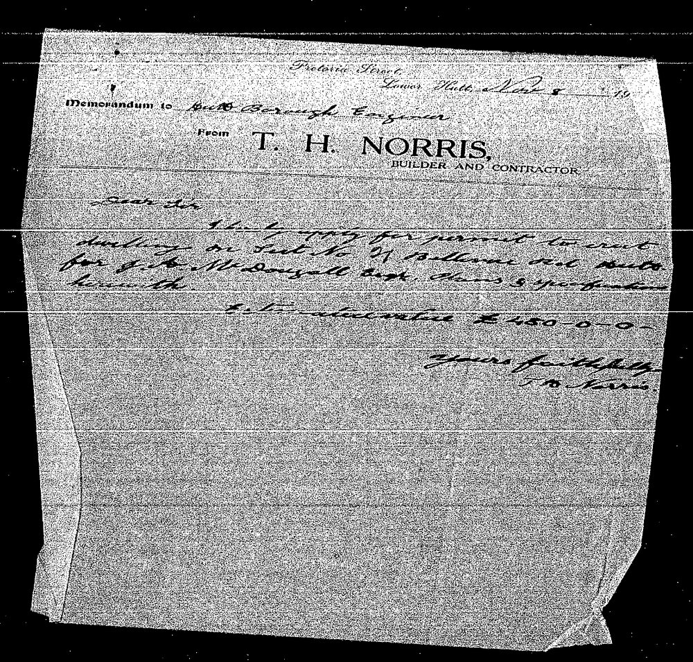 Application to Erect a Dwelling at 14 Bellevue Road