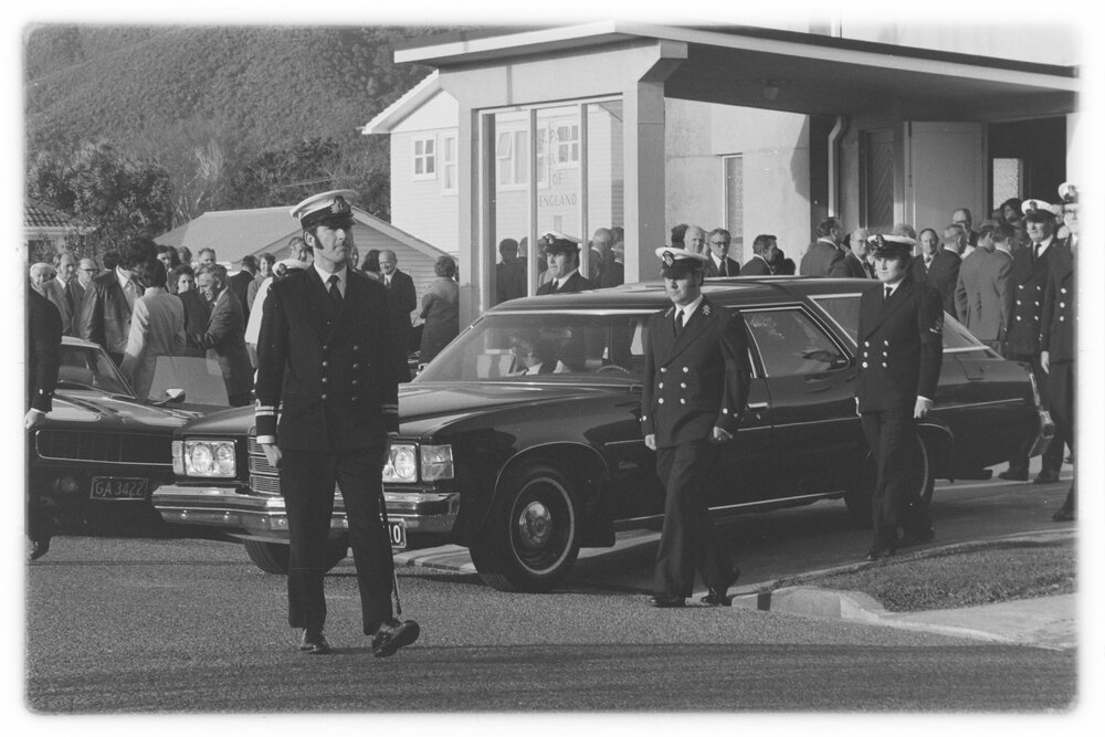 Funeral for Lieutenant Frederick Gardner