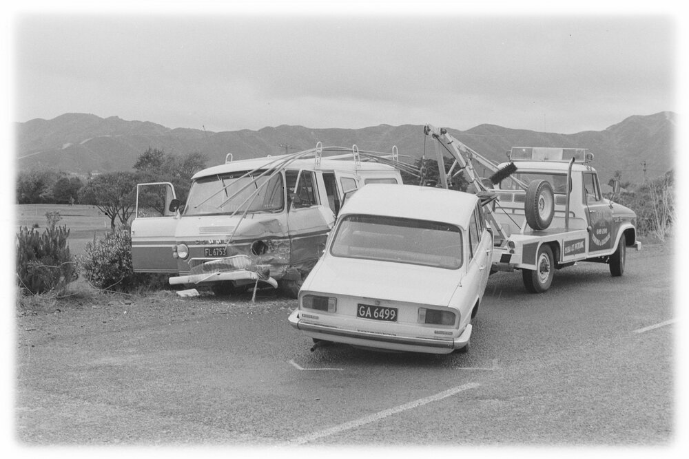 Accident lands two in hospital