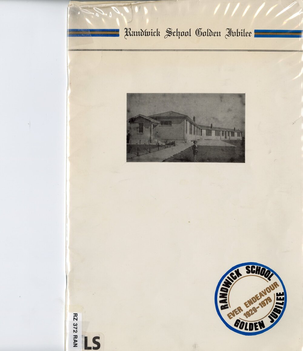 Randwick School Golden jubilee 1929 - 1979 