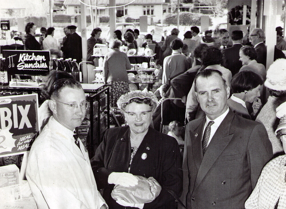 Opening of First shop in Scott Court, Stokes Valley - 4 May 1961