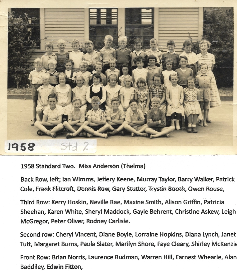 Taita Central School class photo 1958, Standard 2