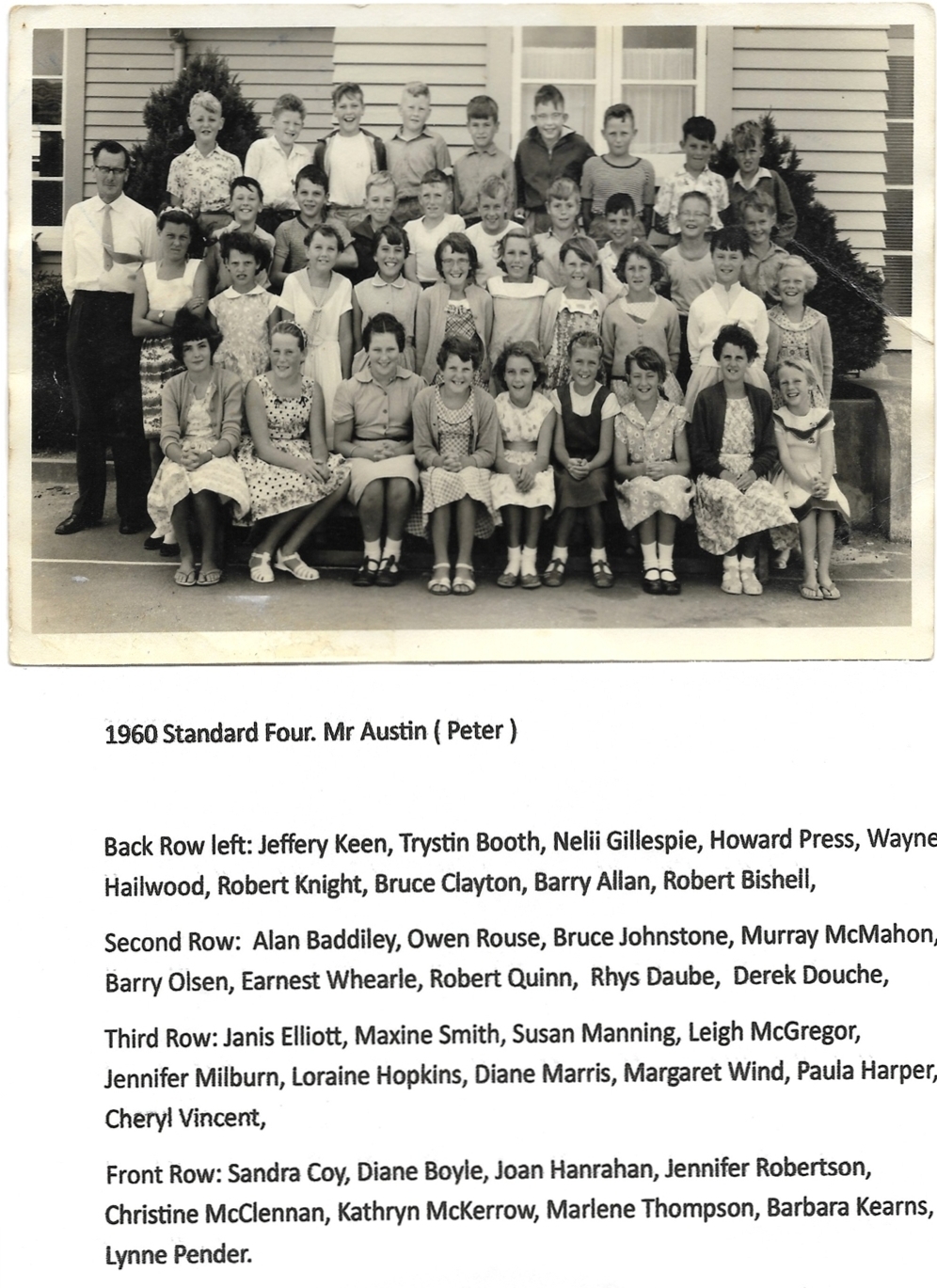 Taita Central School class photo 1960, Standard 4