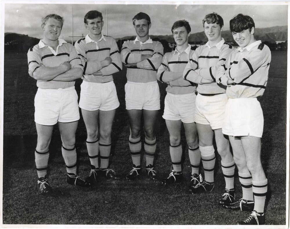 Three sets of brothers in Naenae Old Boys Rugby Football Team