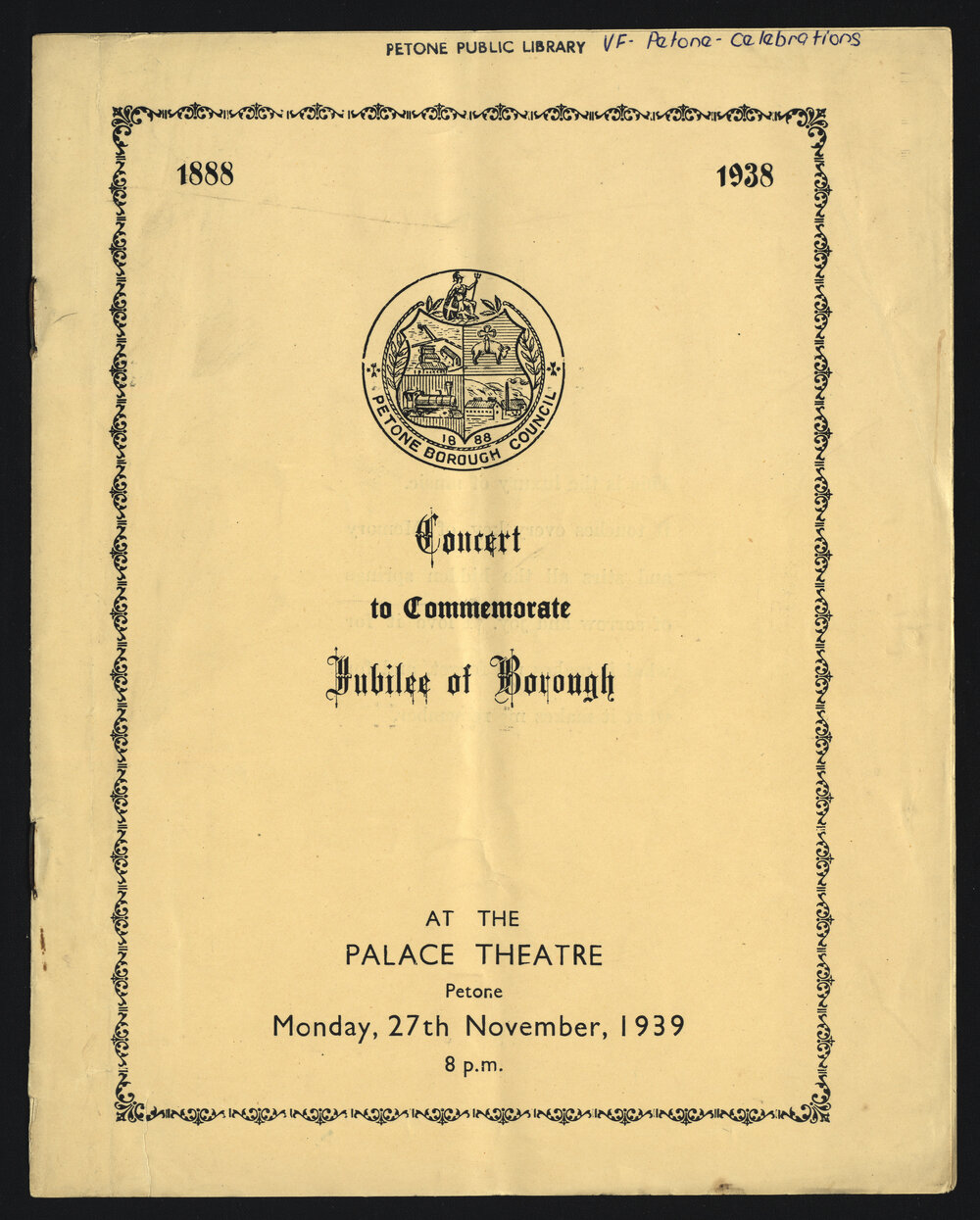 Concert to Commemorate Jubilee of Borough