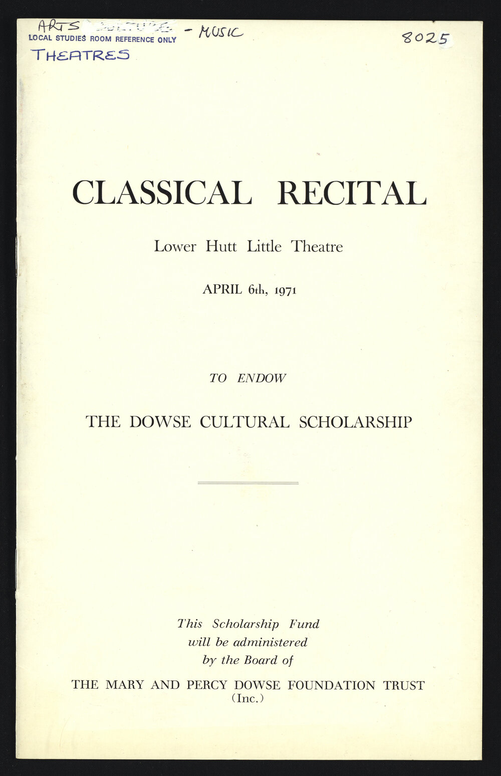 Classical Recital 